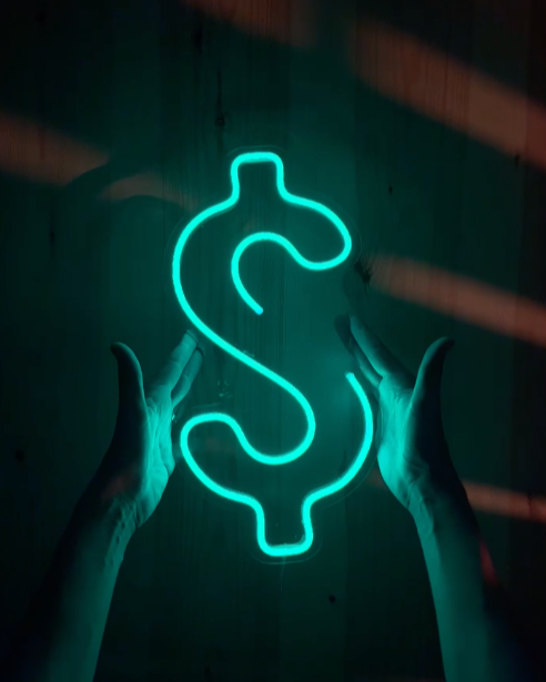 Dollar Neon sign