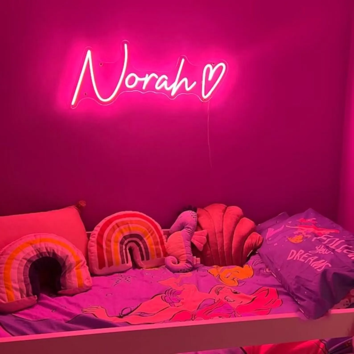 Prénom + ❤️ en NEON